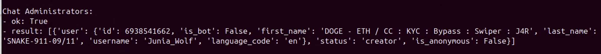 Chat Admin